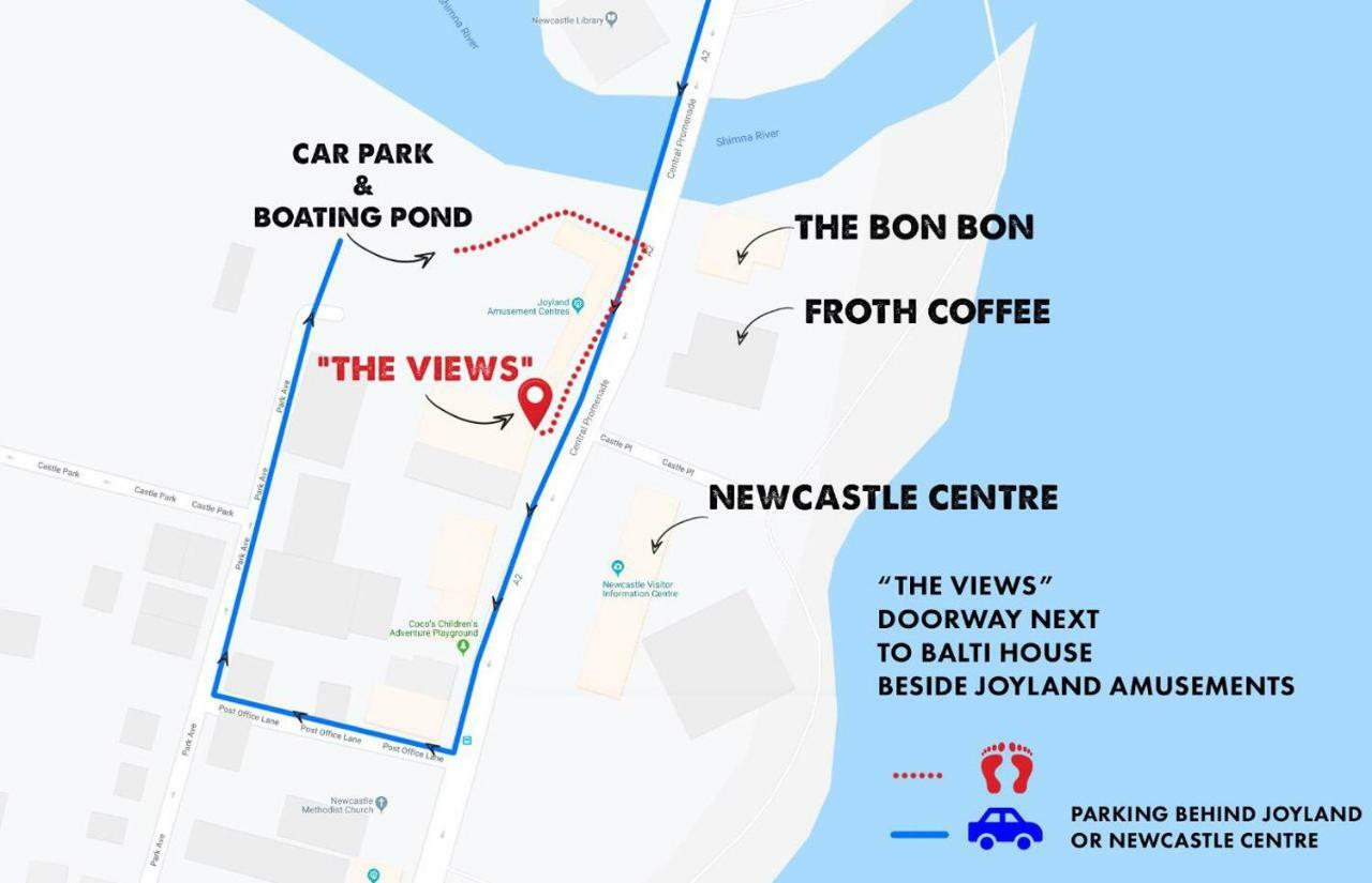 The Views Apartment Newcastle  Bagian luar foto